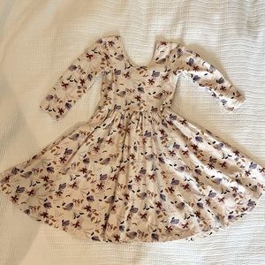 Alice & Ames fall floral twirl dress!